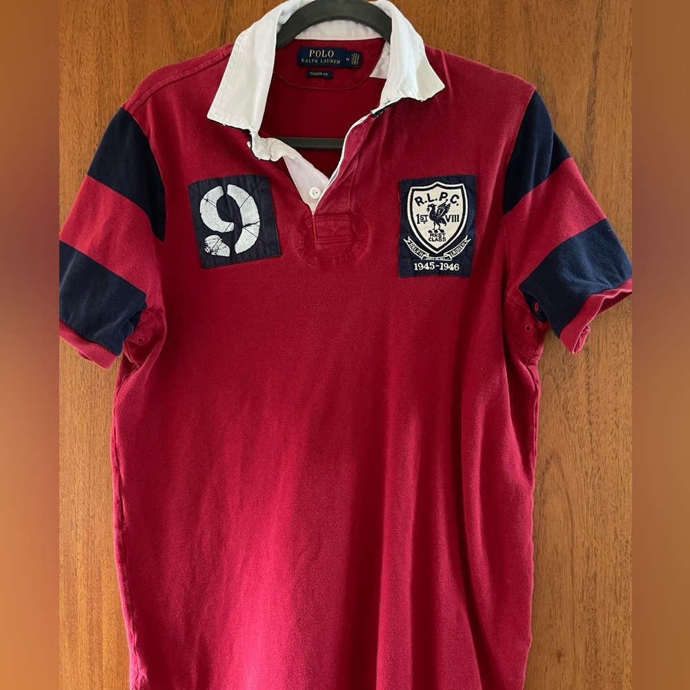POLO Ralph Lauren |Classic Fit |Short Sleeve Red |R.L.P.C First Class 1945|